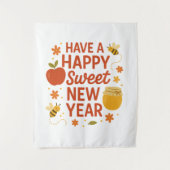 Tenture Bonne et douce année (Devant)