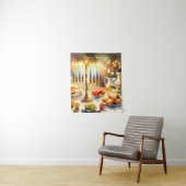 Tenture Bonne Hanoukka (En situation)