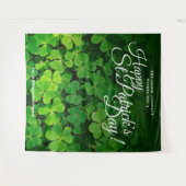 Tenture Bonne Saint Patrick's Day | Photo Selfie (Devant (Horizontal))