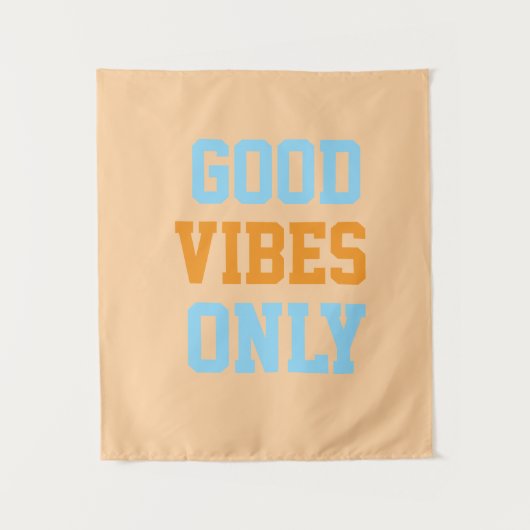 Tenture Bonne Vibes Seulement (Devant)