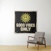 Tenture Bonnes Vibrations Uniquement (En situation)