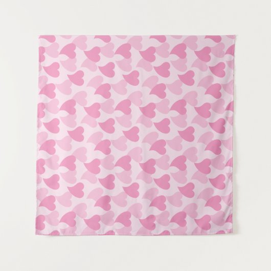 Tenture Bons Coeurs Motif sans couture (Devant (Horizontal))