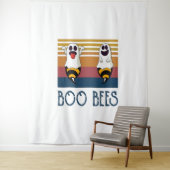 Tenture Boo Bees Couple Ghost Chemise Halloween (En situation)