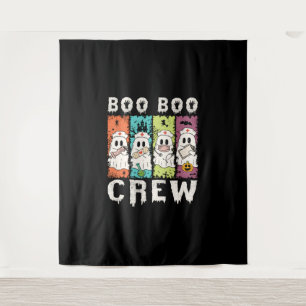 Tenture Boo Boo Crew Infirmière d'Halloween