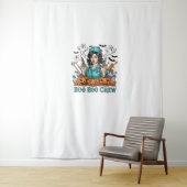 Tenture Boo Boo Crew Infirmière d'Halloween avec seringues (En situation)