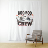 Tenture Boo Boo Crew mignon Halloween Infirmière Fantômes  (En situation)
