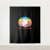 Tenture Boo Boo Crew Nurse Funny Ghost Halloween Classique (Devant)