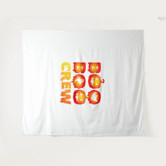 Tenture Boo Boo Crew T-Shirt surdimensionné (Devant (Horizontal))