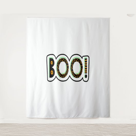 Tenture BOO Halloween (Devant)