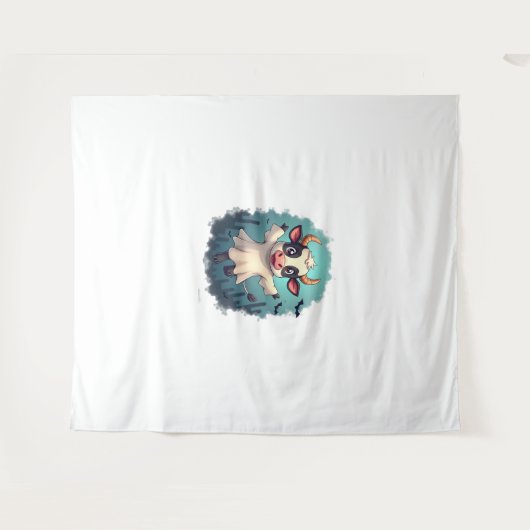 Tenture Boo-levard Cow Ghost (Devant (Horizontal))
