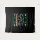 Tenture Book Lovers Ugly Christmas (Devant (Horizontal))
