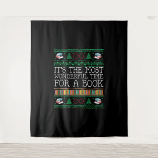 Tenture Book Lovers Ugly Christmas