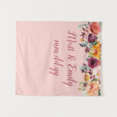 Tenture Booth Booth Prop Boho Automne Mariage fond (Devant (Horizontal))