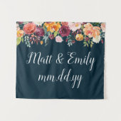 Tenture Booth Booth Prop Boho Automne Mariage fond (Devant (Horizontal))