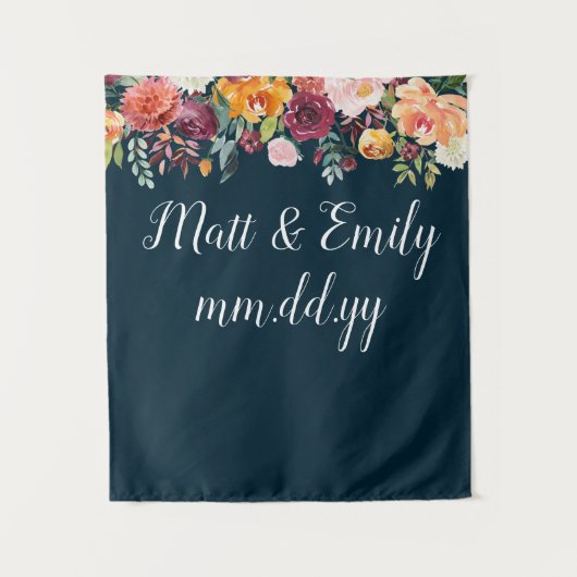 Tenture Booth Booth Prop Boho Automne Mariage fond (Devant)