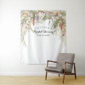 Tenture Booth Photo Boho Tropical Fête des mariées (En situation)