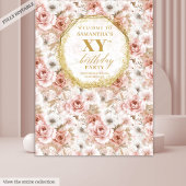 Tenture Booth photo en or rose Dusty