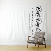 Tenture Booth photo mariage Best Day Ever (En situation (horizontale))