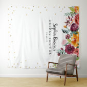 Tenture Booth photo pour une douche de mariée florale aux  (En situation (horizontale))