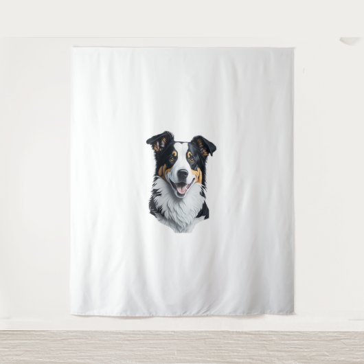 Tenture Bordure face Collie (Devant)