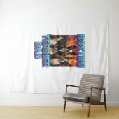 Tenture Boston Terrier (En situation (horizontale))