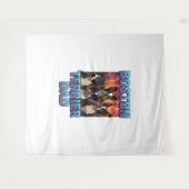 Tenture Boston Terrier (Devant (Horizontal))