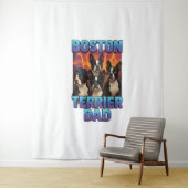 Tenture Boston Terrier (En situation)