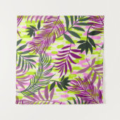 Tenture Botanical seamless pattern mixed with geometric sh (Devant (Horizontal))