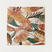 Tenture Botaniques Abstraites : Canvas Blanches (Devant (Horizontal))