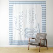 Tenture Bottes de cowgirl côtière Fête de bachelorette occ (En situation)