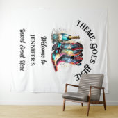 Tenture Bottes de cowgirl occidentales vin pétillant iride (En situation (horizontale))