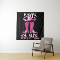 Bottes roses et bling c'est mon truc