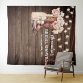 Tenture Bottes rustiques de FÊTE DES MARIÉES bulle arrière (En situation (horizontale))