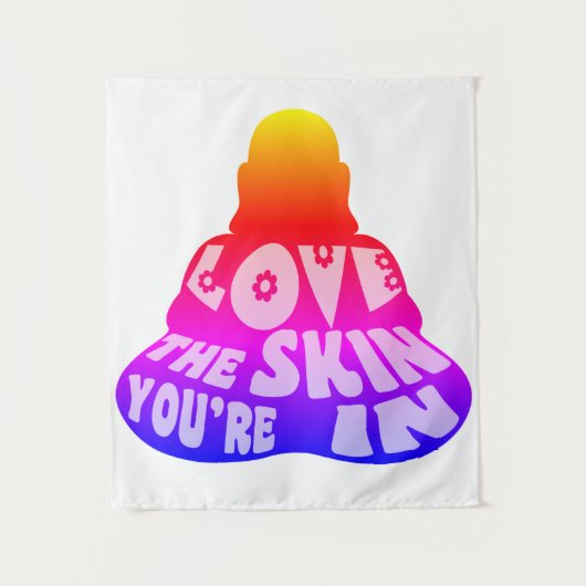 Tenture Bouddha Amour coloré (Devant)