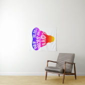 Tenture Bouddha Amour coloré (En situation (horizontale))