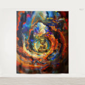 Tenture Bouddha de style Rorschach 80x60 001 (Devant)