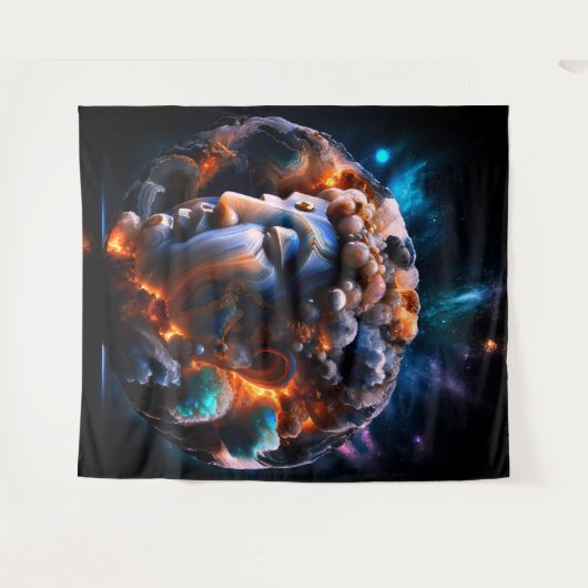 Tenture Bouddha détermination (Devant (Horizontal))