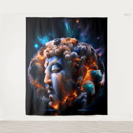 Tenture Bouddha détermination (Devant)