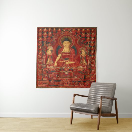 Tenture Bouddha Shakyamuni comme Seigneur des Munis (En situation)