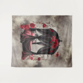 Tenture Boudoir | Canopée de l'Écharpe Antique Poster Lit (Devant (Horizontal))