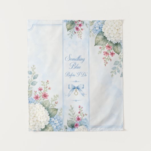 Tenture bougie de faveur de douche de mariage quelque chos (Devant)
