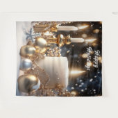 Tenture Bougies de vacances fond (Devant (Horizontal))