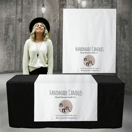 Tenture Bougies Monter Boutique Table Runner S'inscrire Ve