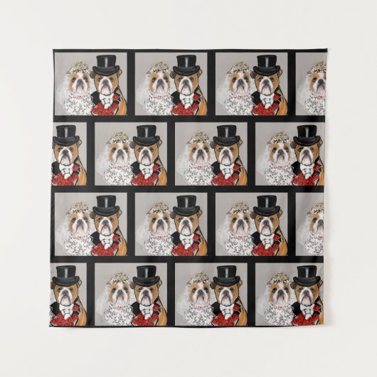 Tenture Bouledogue           (Devant)