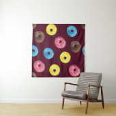 Tenture Boulons de rubis : Motif imperméable. (En situation (horizontale))