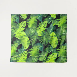 Tenture Bouquet de feuilles vertes
