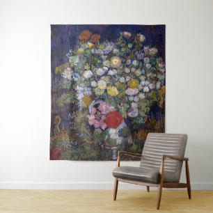 Tenture Bouquet de fleurs dans un vase   Van Gogh  