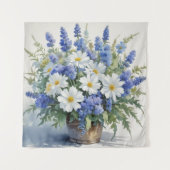 Tenture Bouquet de fleurs Elégante aquarelle (Devant)