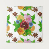 Tenture Bouquet de fruits. (Devant (Horizontal))