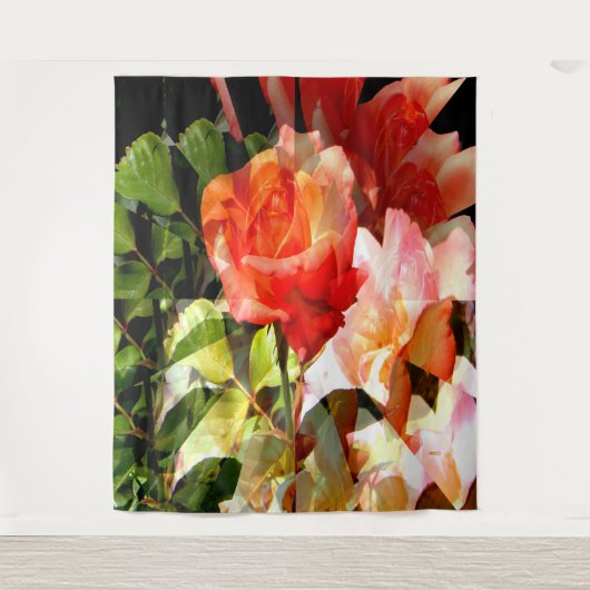 Tenture Bouquet de Roses...... (Devant)